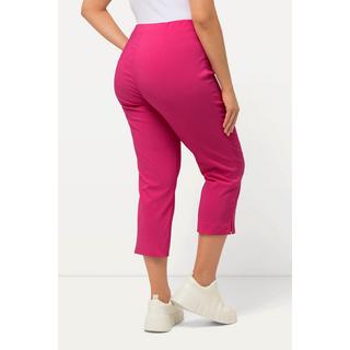 Ulla Popken  Pantalon en bengaline stretch, longueur 3/4 et taille élastique 