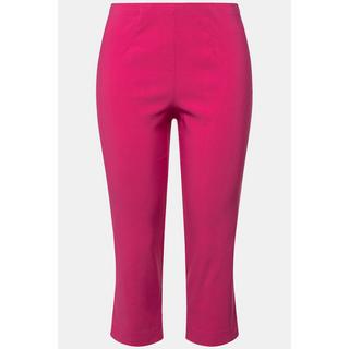 Ulla Popken  Pantalon en bengaline stretch, longueur 3/4 et taille élastique 