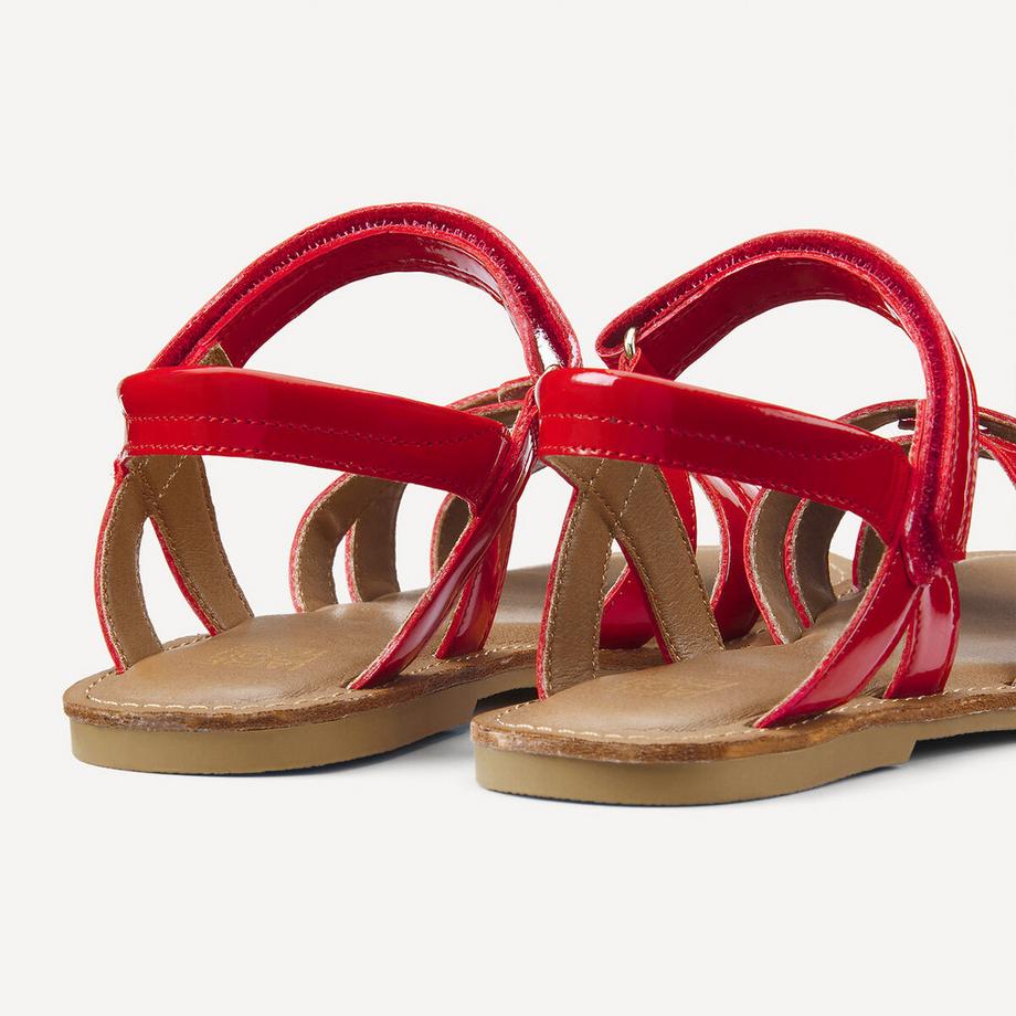 La Redoute Collections Sandales à brides croisées à scratchs  