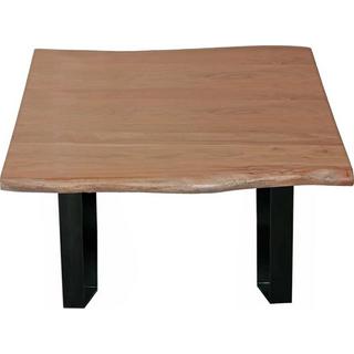 mutoni Table basse Unikat antikfinish noir 80x80  