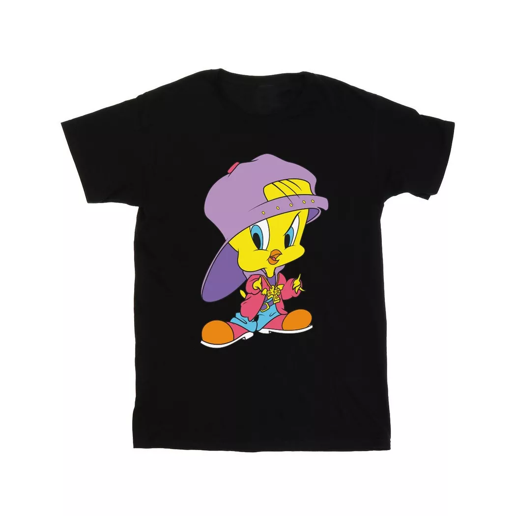 LOONEY TUNES - Tweety Pie Hip Hop TShirt, für Damen, Schwarz, Größe S