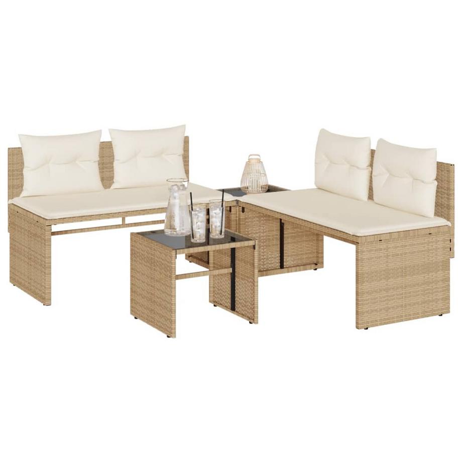 VidaXL Garten sofagarnitur poly-rattan  