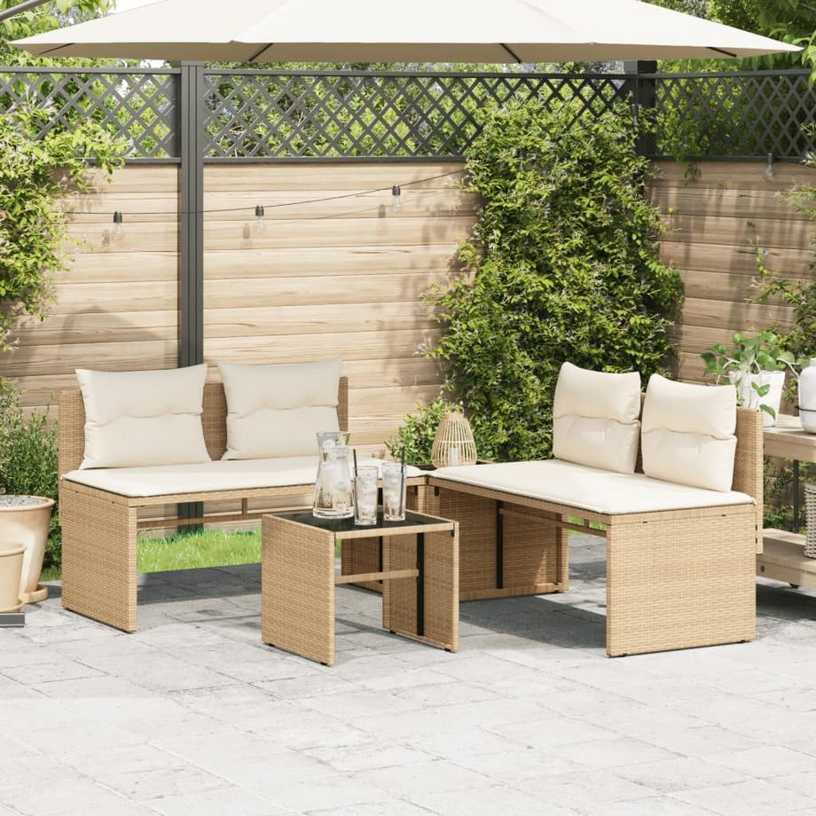 VidaXL Garten sofagarnitur poly-rattan  