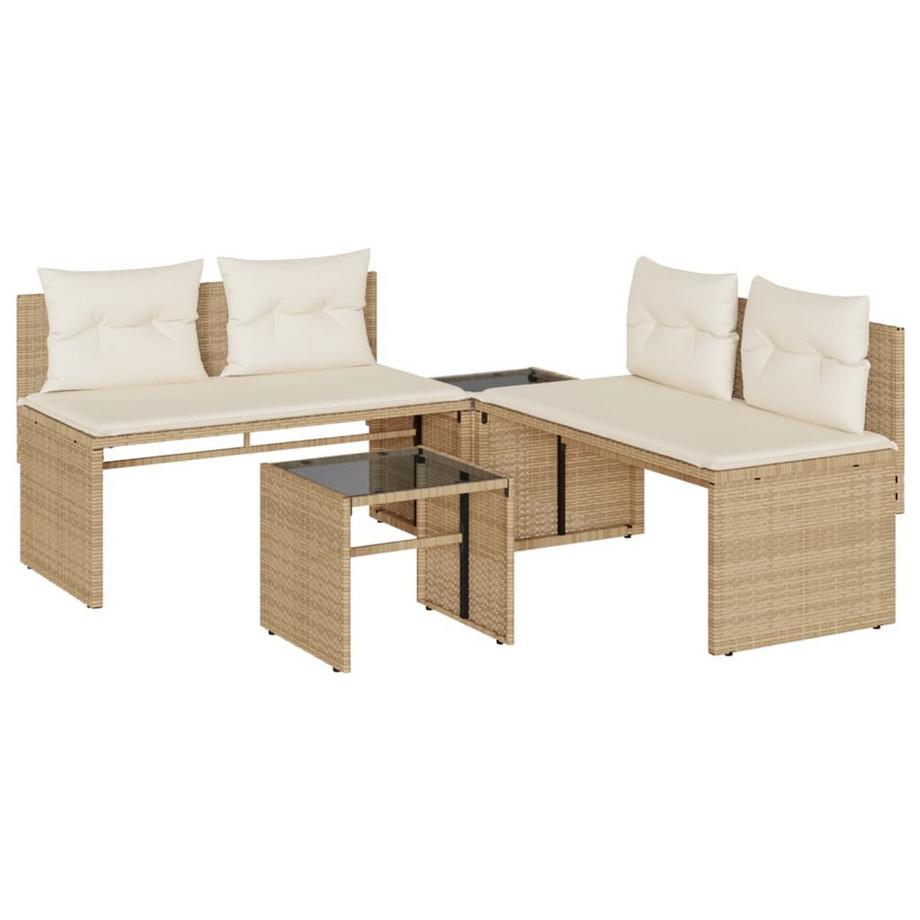 VidaXL Garten sofagarnitur poly-rattan  