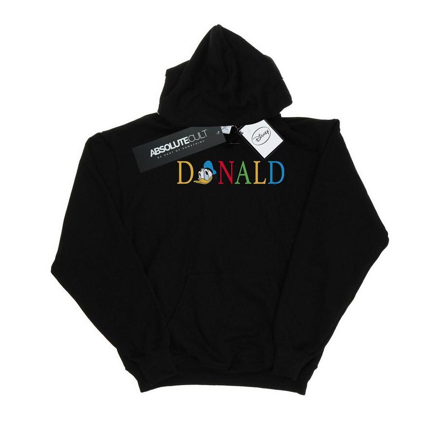 Disney Donald Duck Felpa con Cappuccio Stampata  