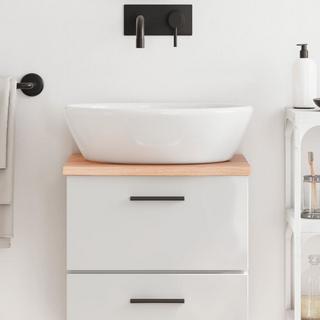 VidaXL  Comptoir de salle de bain bois de chêne 