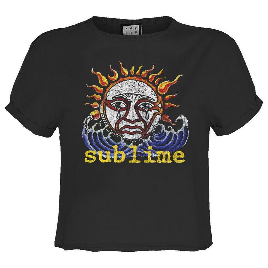 Ska Sun Logo Kurzes Top