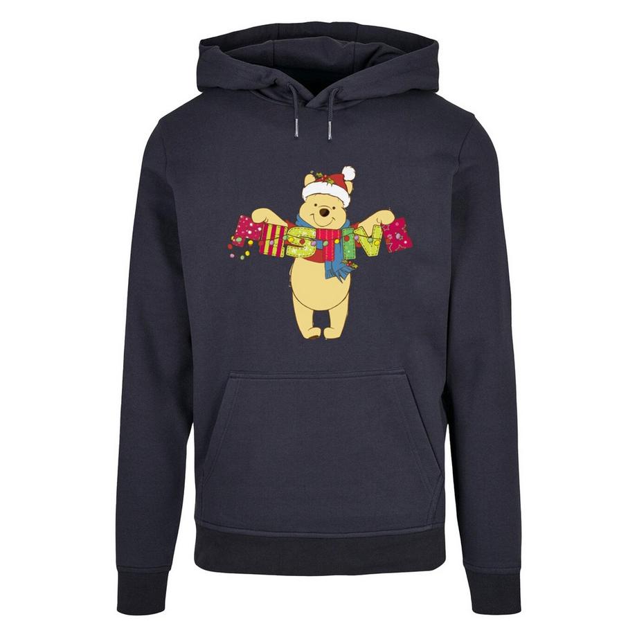 Disney Winnie the Pooh Stampa Natalizia Felpa con Cappuccio  
