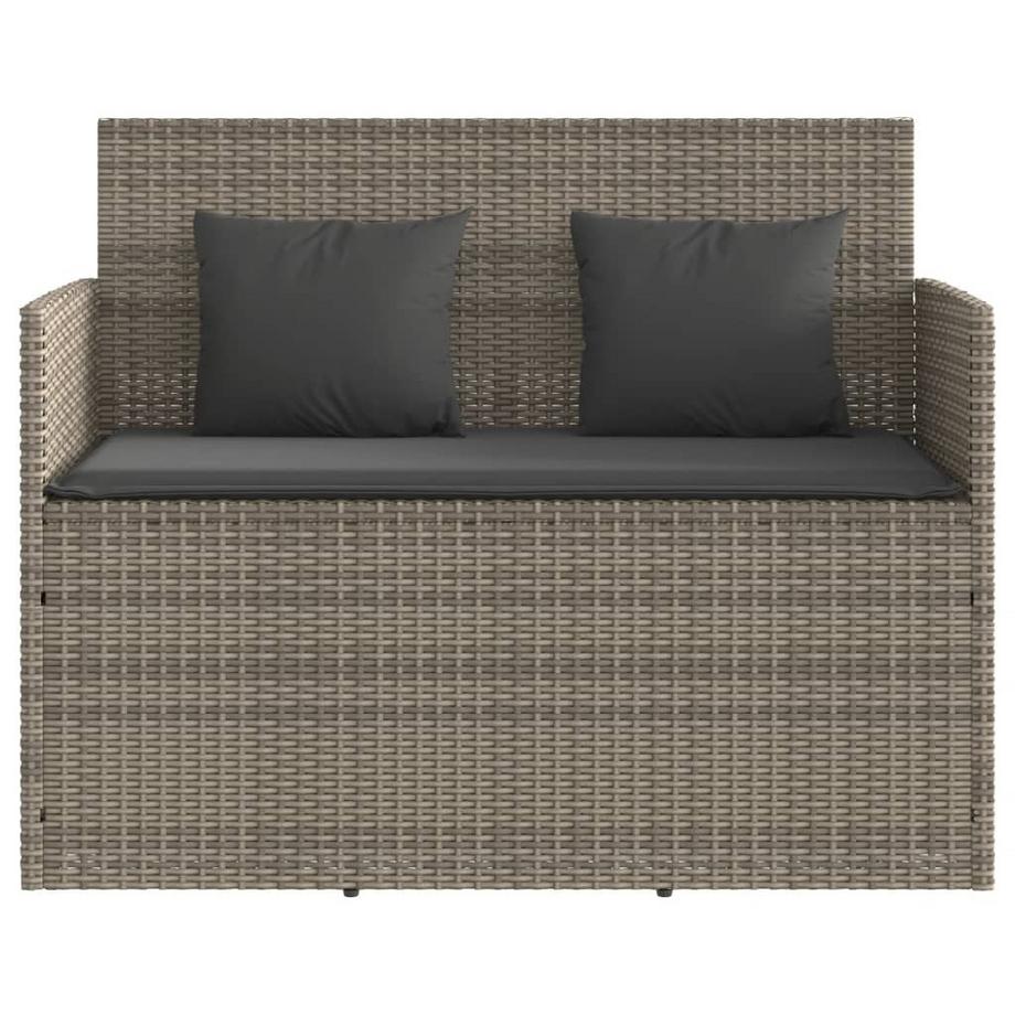 VidaXL Gartenbank poly-rattan  