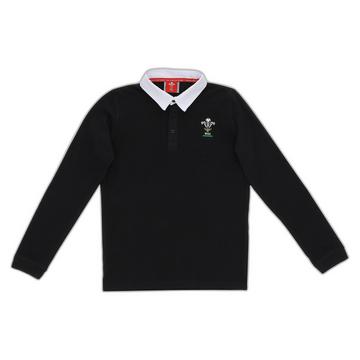 langarm polo-shirt kind pays de galles rugby xv merch ca lf