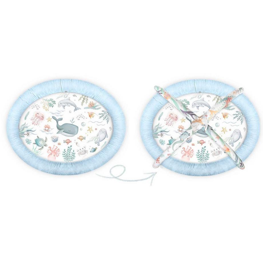 B2X Tapis bébé interactif Océan

⭐⭐⭐⭐⭐ pour le design et le confort

CARACTÉRISTIQUES PRINCIPALES :

- 7 jouets multifonctionnels
- Oreiller dédié à la position du ventre
- Rapide et facile à plier
- Longue durée d'utilisation grâce aux cadres amovib  