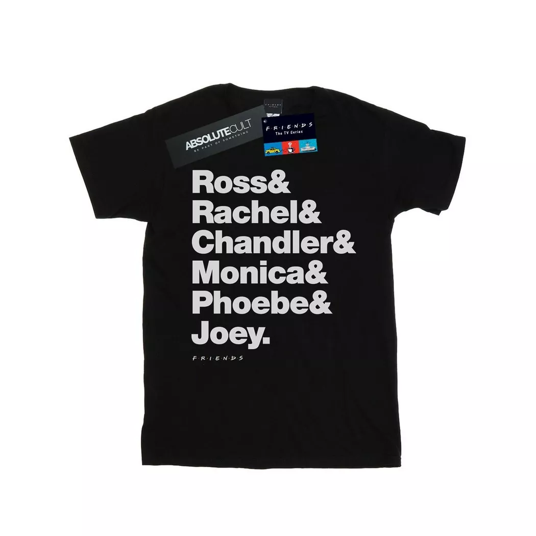 Friends - TShirt, für Damen, Schwarz, Größe S