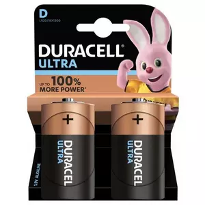 DURACELL Batterie Ultra Power MX1300 D, LR20, 1.5V 2 Stück