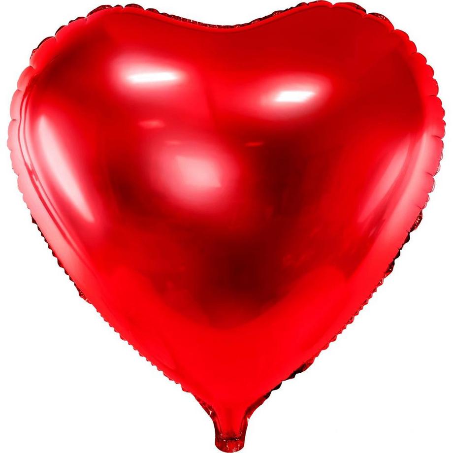 Ballon en foil en forme de cœur