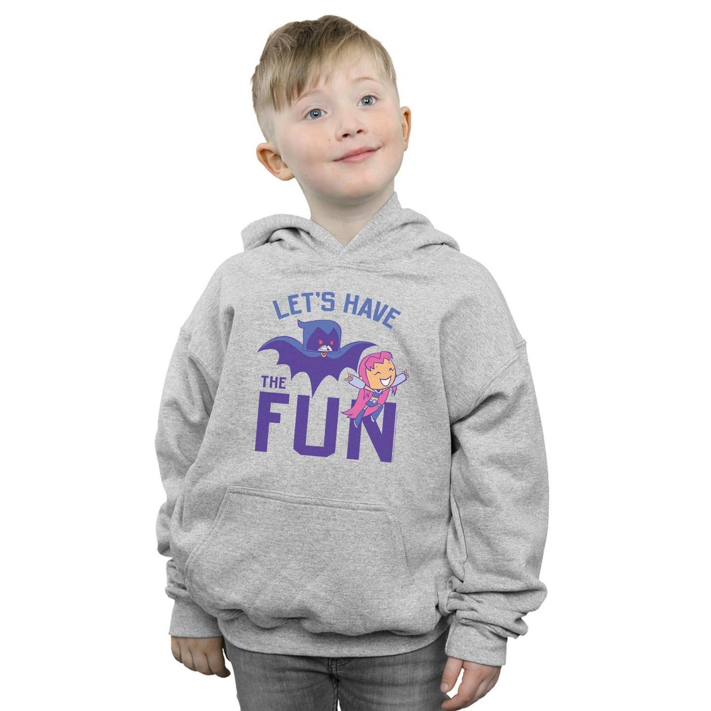 DC COMICS  Sweat à capuche TEEN TITANS GO LET'S HAVE THE FUN 