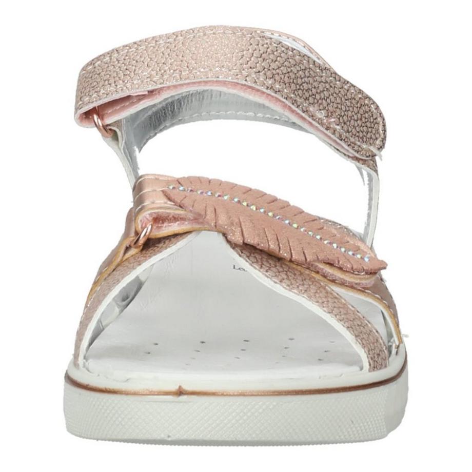 Bama Teens Sandali Glitter Dettaglio Piuma  