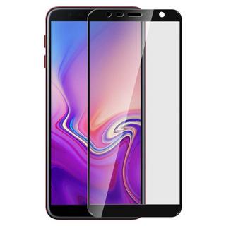 Avizar  Verre trempé contour Noir Galaxy J6 Plus 