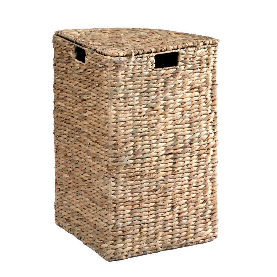 Calicosy Cesto per il bucato d'angolo in giunco d'acqua - A 66 cm  
