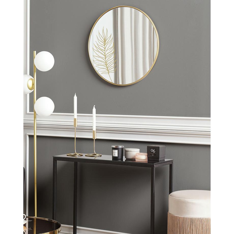 Beliani Wandspiegel aus MDF-Platte Glamourös SAUVIE  