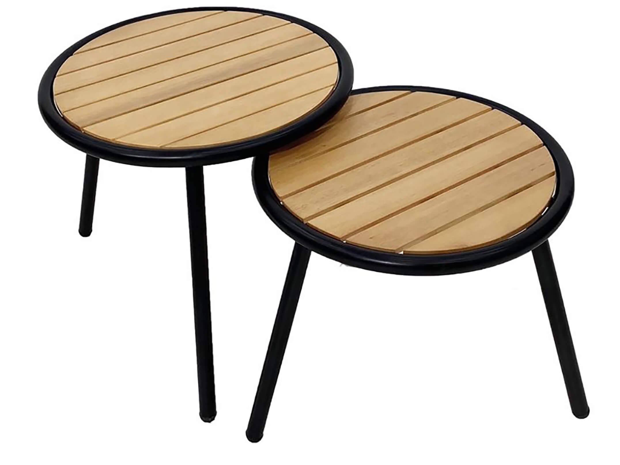 mutoni Table basse de jardin Marisa acacia vers 50  