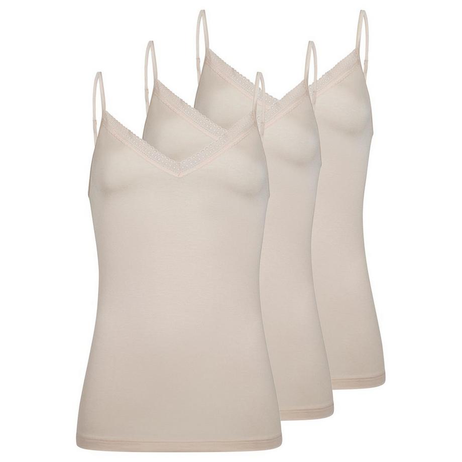 Modal Lace lot de 3  - tops à bretelles spaghetti