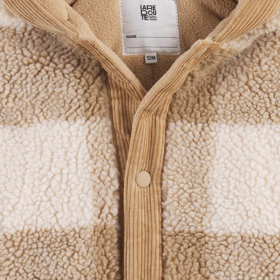 La Redoute Collections  Sherpa-Kapuzenoverall mit Karomuster 