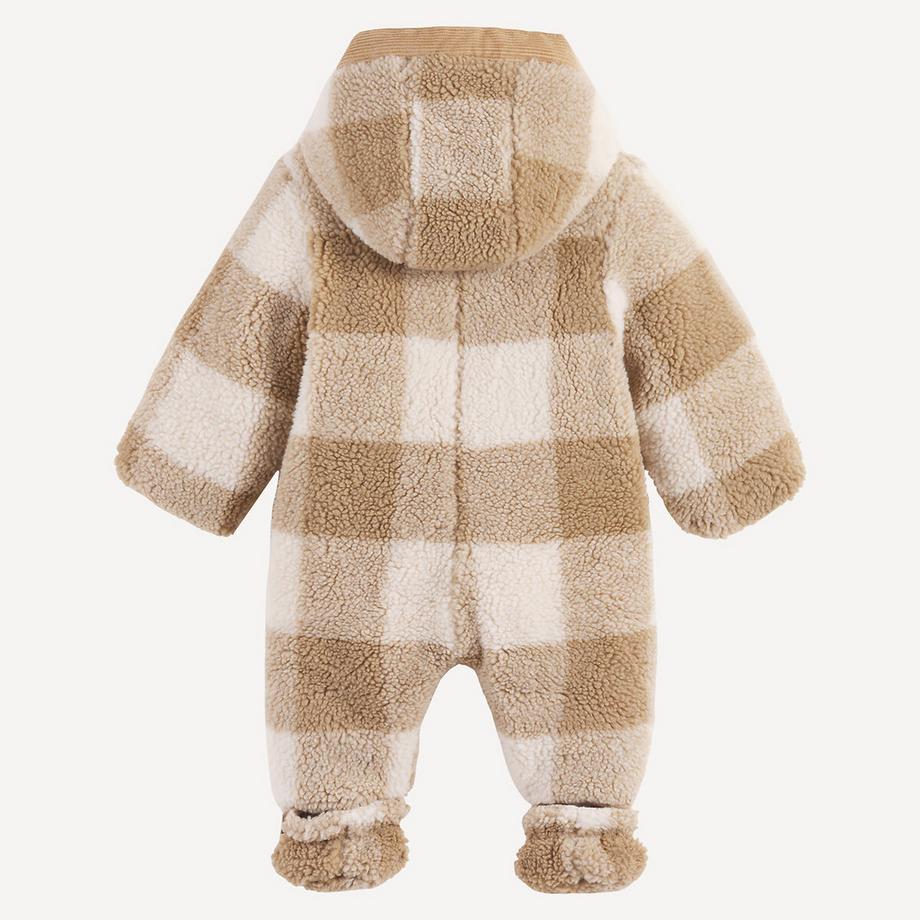 La Redoute Collections  Sherpa-Kapuzenoverall mit Karomuster 