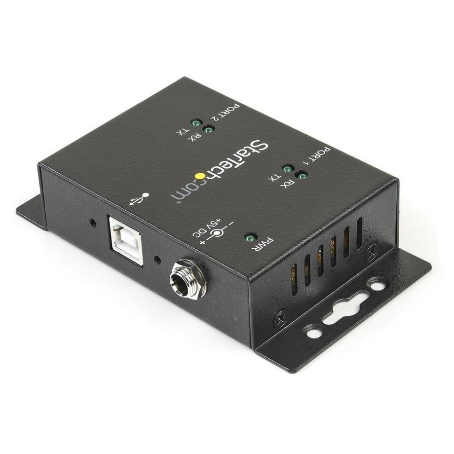 STARTECH.COM  2 Port USB auf Seriell RS232 Adapter - USB / DB9 Hub Wandmontagefähig 