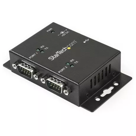 STARTECH.COM  StarTech.com 2 Port USB auf Seriell RS232 Adapter - USB  DB9 Hub Wandmontagefähig 