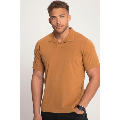 Sthuge  Polo en jersey, manches courtes et col cubain - jusqu'au 8 XL 