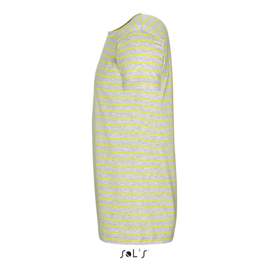 SOLS Miles T-Shirt a Righe Maniche Corte  