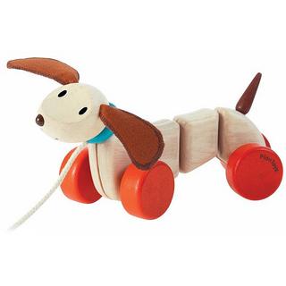 Plantoys  Plan Toys houten trekfiguur puppy 