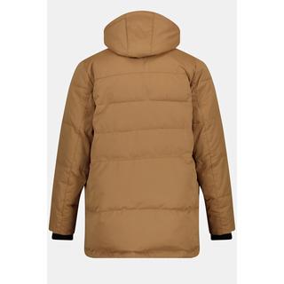 JP1880  Parka trapuntato per l'outdoor con cappuccio e zip a doppio cursore 