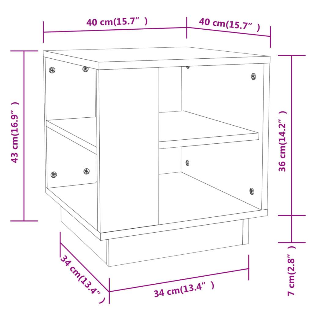 VidaXL Table basse bois d'ingénierie  