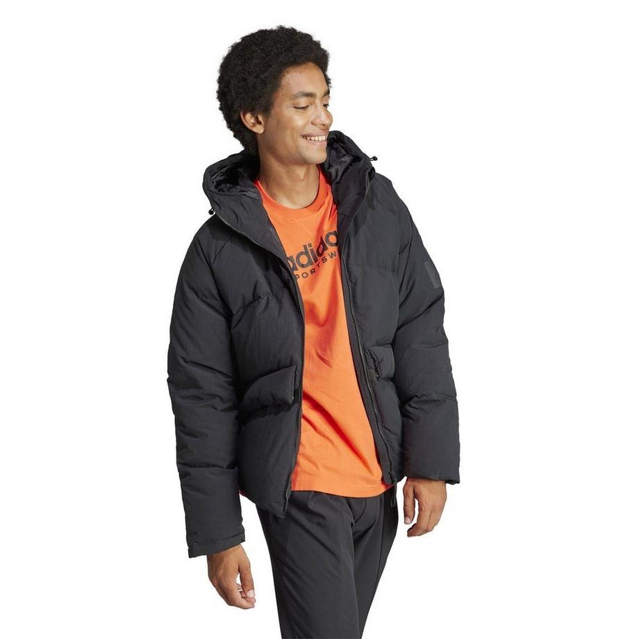 adidas Gepolsterte Jacke mit Kapuze  