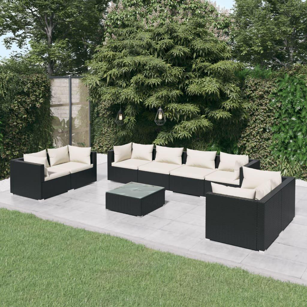 VidaXL Garten-lounge-set poly-rattan  