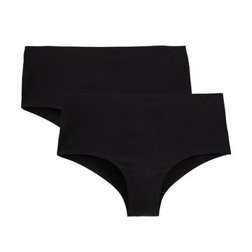 Lot de 2 shorties en microfibre-Invisible