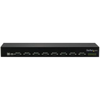 STARTECH.COM  Hub série RS232 à 8 ports - Adaptateur USB vers 8x DB9 RS232 à montage en rack 