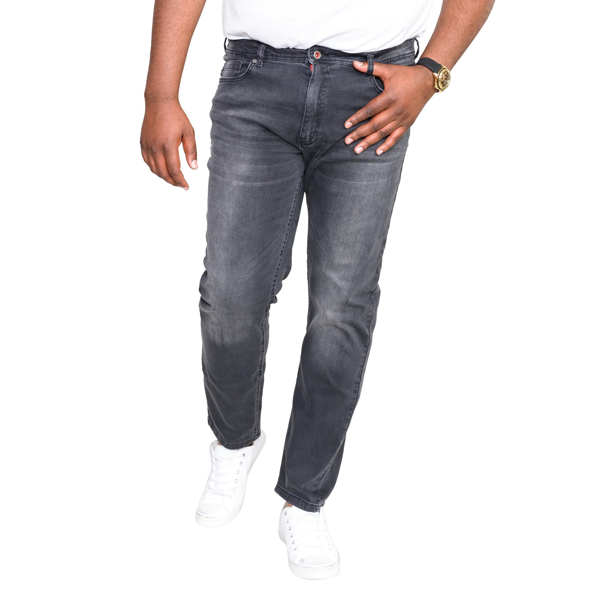 Duke Benson King Size Konische Fit Stretch Jeans  