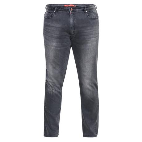 Duke Benson King Size Konische Fit Stretch Jeans  