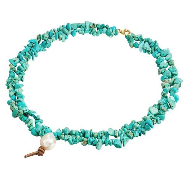 Valero Pearls  Femme Collier de pierres précieuses 