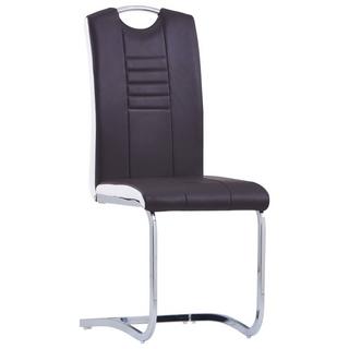 VidaXL Chaise de salle à manger cuir artificiel  