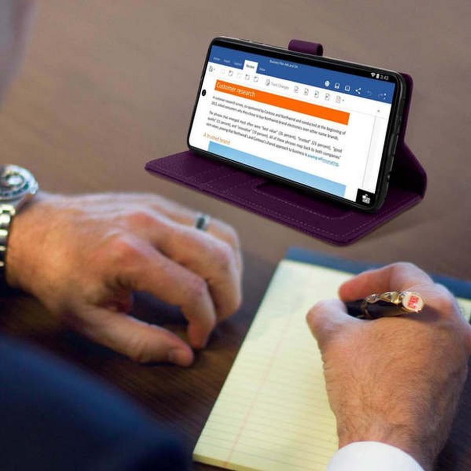 Avizar  Bookcover Samsung Galaxy A51 Violett 