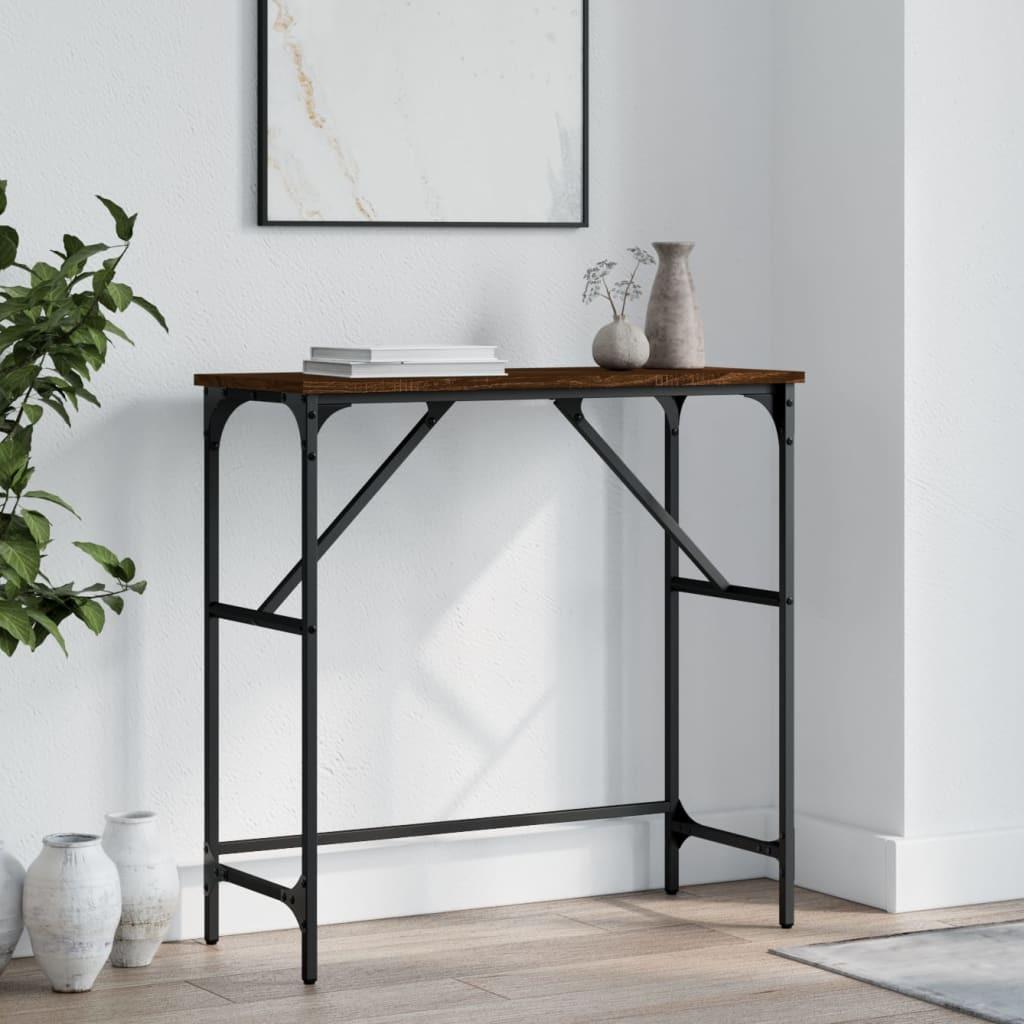 VidaXL Table console bois d'ingénierie  