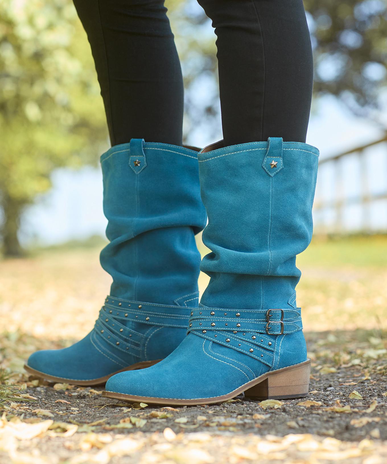 Joe Browns  Bottes western en daim souple 