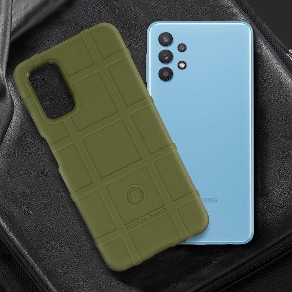 Avizar  Coque Samsung Galaxy A32 Silicone Vert 