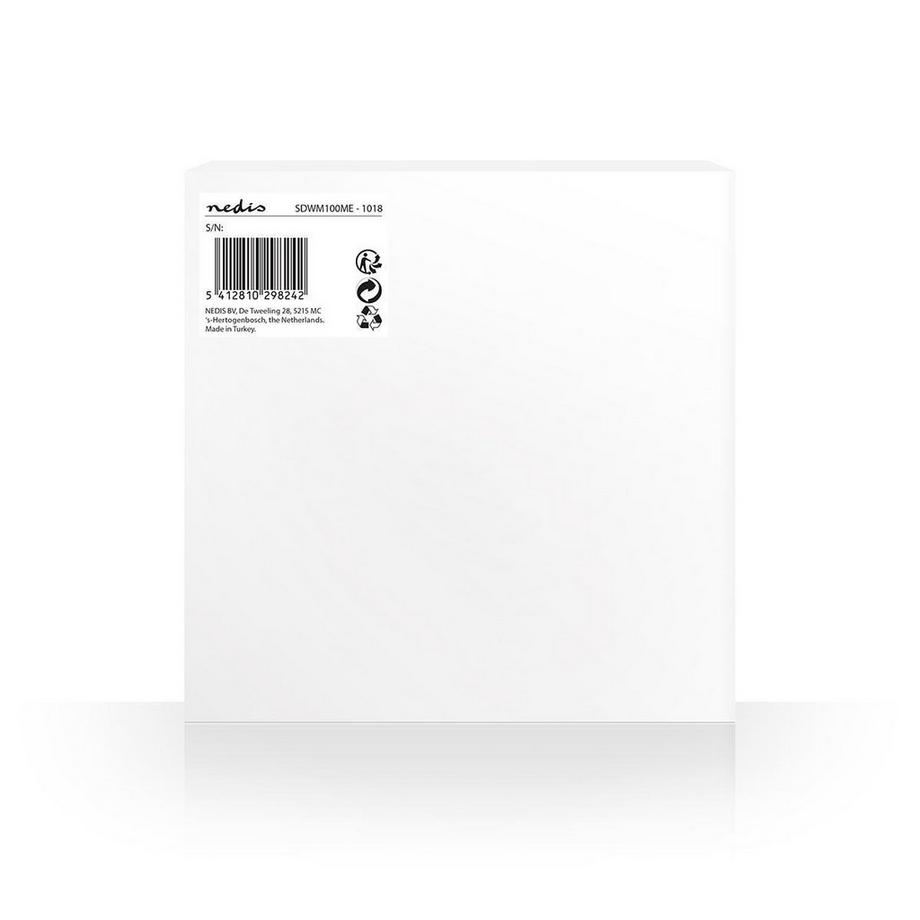 Nedis  Satelliten-Wandhalterung | Abstand zur Wand: 150 mm | Durchmesser der Klemme: 48 mm | Maximale Scheibengröße: 100 cm | Stahl | Silber 