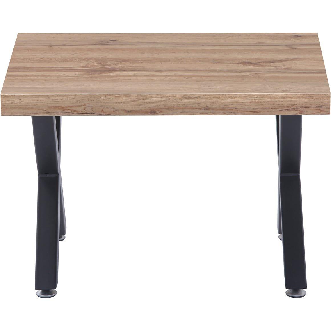 mutoni Table basse Enphar naturel en forme de X années 60  