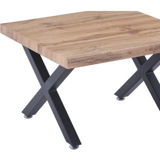 mutoni Table basse Enphar naturel en forme de X années 60  