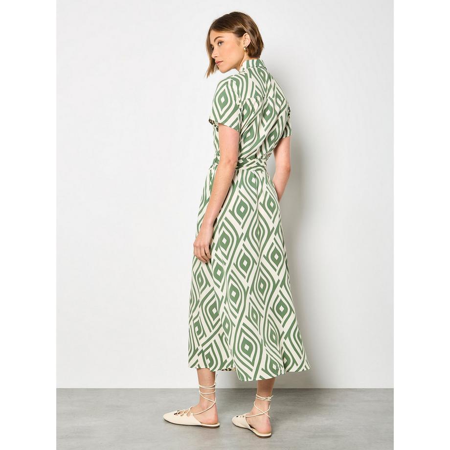 APRICOT Midikleid Geometrischer Print  